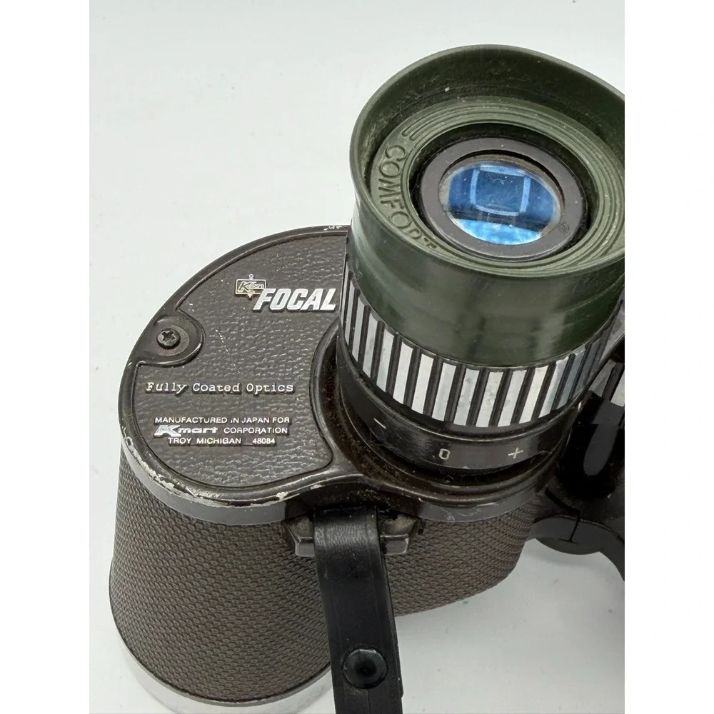 Vintage Focal Siam Cat Optics Zoom Binoculars 7x-15x35 Japan Fully Coated